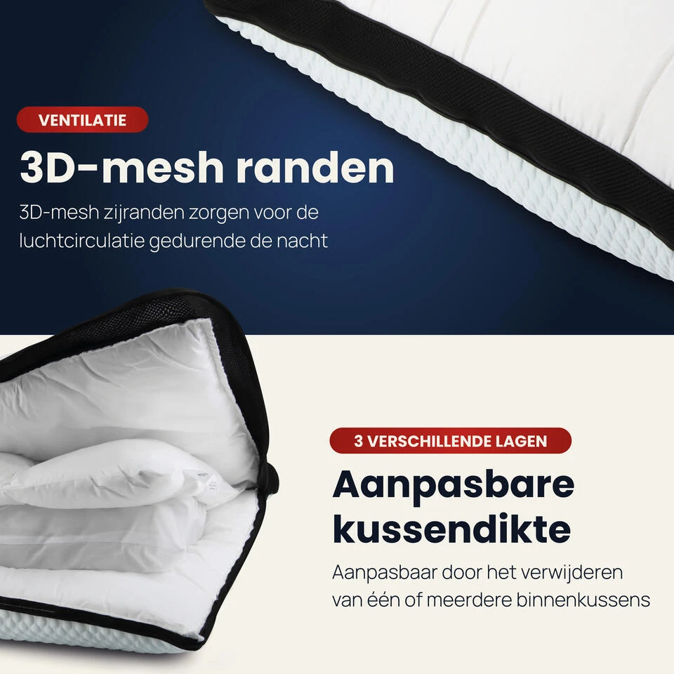 Troonz Hoofdkussen Pocketpillow Plus 10 Troonz Hoofdkussen Pocketpillow Plus - Afbeelding 8