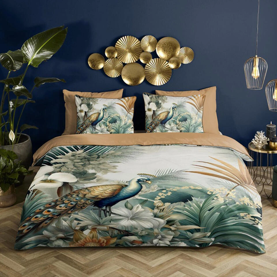 Descanso Pauw Dekbedovertrek Multi-2-persoons (200 X 200/220 Cm) 5 Descanso Pauw Dekbedovertrek Multi-2-persoons (200 X 200/220 Cm) - Afbeelding 3