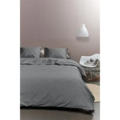 Ambiante Cotton Uni Dekbedovertrek - 200x200/220 - Grijs -Winkel Voor Premium Beddengoed c5852cccab604597b6f44b0fd4dc9a20 1