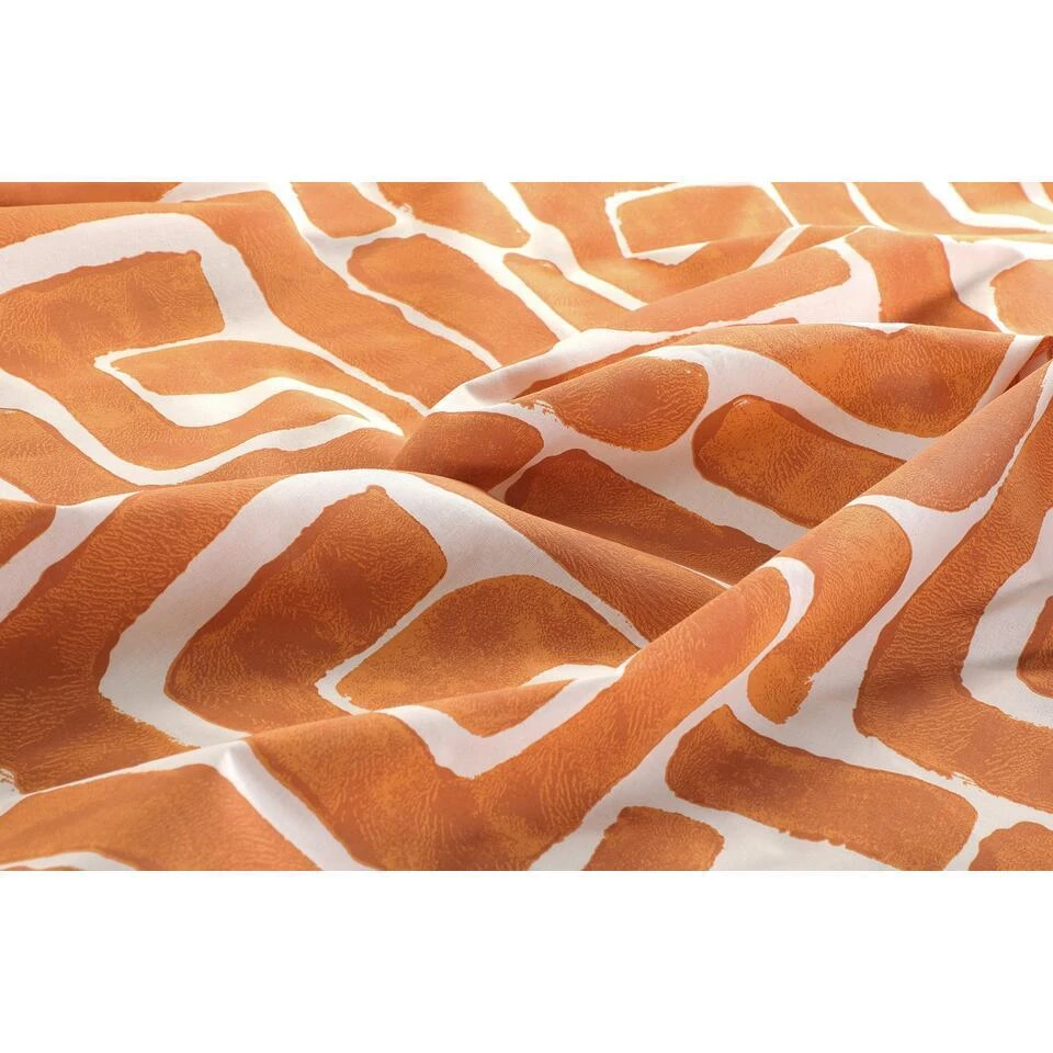 Day Dream Sem - Dekbedovertrek - Tweepersoons - 200x200/220 Cm - Oranje 5 Day Dream Sem - Dekbedovertrek - Tweepersoons - 200x200/220 Cm - Oranje - Afbeelding 3