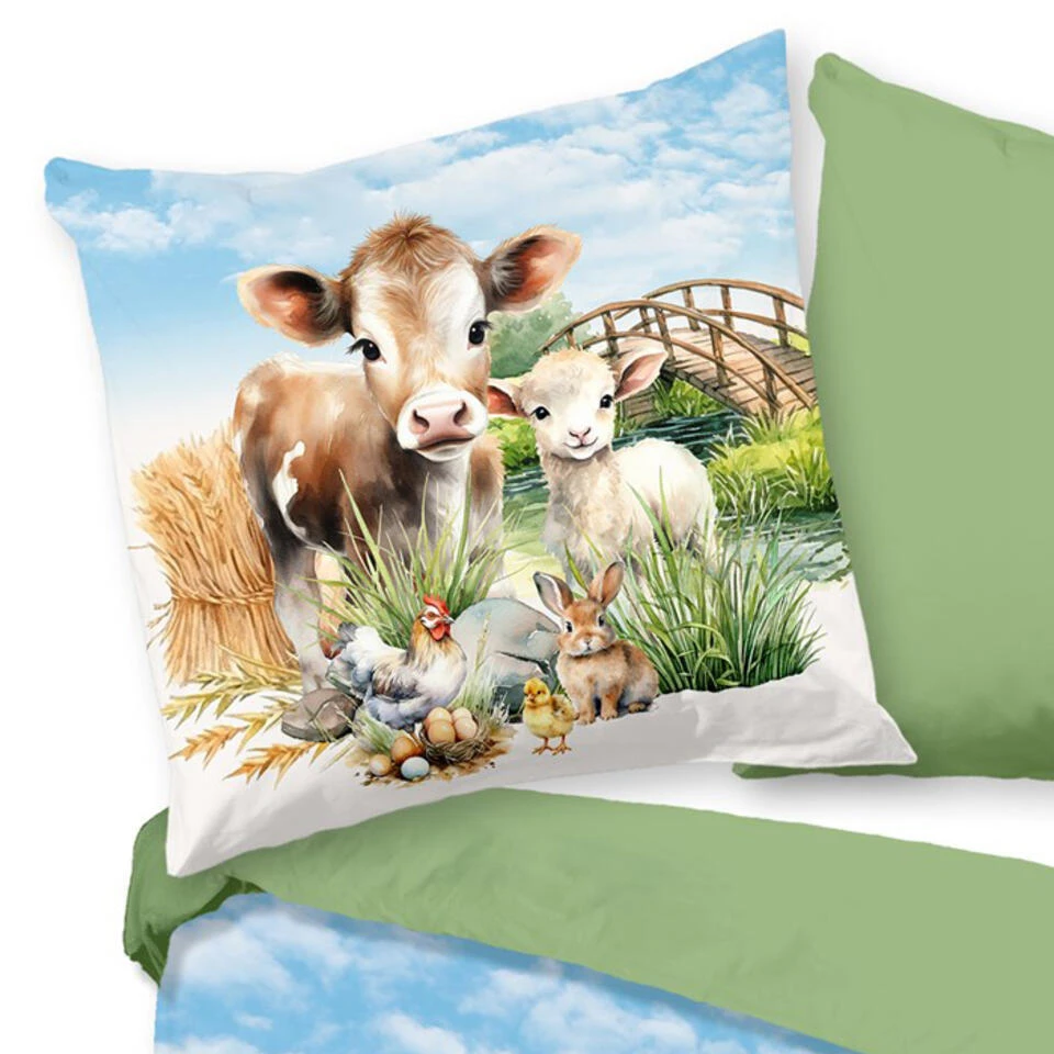 Pure Op De Boerderij Kinderdekbedovertrek 4 Pure Op De Boerderij Kinderdekbedovertrek - Afbeelding 2