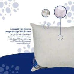 Ten Cate Halfdonzen Hoofdkussen - 60x70 - 2 Stuks -Winkel Voor Premium Beddengoed d2fee5403a094365ba4c7e2d007ba8d7