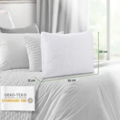 Vitapur Hoofdkussen - Hoofdkussen Nekklachten - Slaapkussen - 50x70 Cm -Winkel Voor Premium Beddengoed d45cd56e877147dca6881a171f7934fd