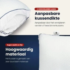 Troonz Hoofdkussen Dreamscape Plus - Ergonomisch - 60 X 70 -Winkel Voor Premium Beddengoed dbedf4f1e32c4d64b4e5e22bd028ed62