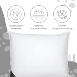 Ten Cate - Synthetisch Hoofdkussen - 60x70 11 Ten Cate - Synthetisch Hoofdkussen - 60x70 -Winkel Voor Premium Beddengoed dd706ec4a9074ddf9ac24503ac19f30b