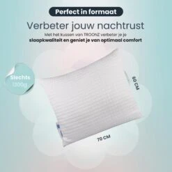 Troonz Hoofdkussen One - Verkoelend, Afmeting 60 X 70 Cm -Winkel Voor Premium Beddengoed ddfef7b71f1f42608db7c41e43af7867