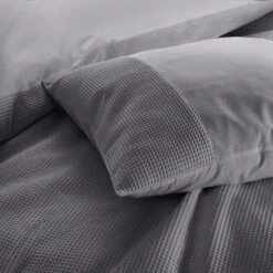 Zavelo DeLuxe Waffle Dekbedovertrek Antraciet-Lits-jumeaux (240 X 200/220 Cm) 16 Zavelo DeLuxe Waffle Dekbedovertrek Antraciet-Lits-jumeaux (240 X 200/220 Cm) -Winkel Voor Premium Beddengoed de0805d4bc314f89a7414ce438b434ef