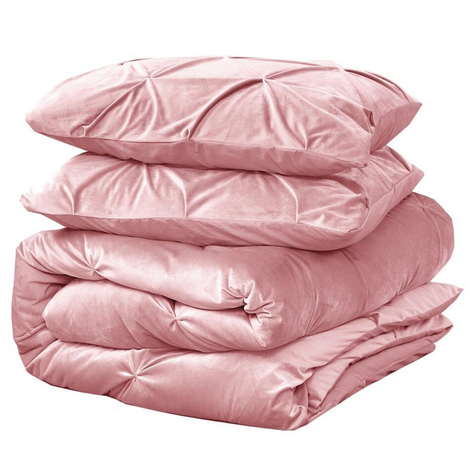 Dekbedovertrek Velvet 200x220 – Fluweelzacht & Luxe Pintuck Design 4 Dekbedovertrek Velvet 200x220 – Fluweelzacht & Luxe Pintuck Design - Afbeelding 2