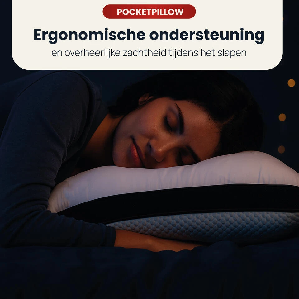 Troonz Hoofdkussen Pocketpillow Plus 7 Troonz Hoofdkussen Pocketpillow Plus - Afbeelding 5