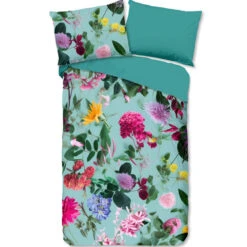 Good Morning Flowerdream Dekbedovertrek Aqua-Lits-jumeaux (240 X 200/220 Cm) -Winkel Voor Premium Beddengoed e78eb369ca3b4f6a8d1aaef49e376d0e