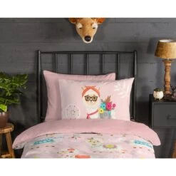 Good Morning Kinderdekbedovertrek "" - Roze - (140x200/220 Cm) - Katoen Flanel 9 Good Morning Kinderdekbedovertrek "" - Roze - (140x200/220 Cm) - Katoen Flanel -Winkel Voor Premium Beddengoed f3d7d71b5fb546a48bf1aa8a67c92ea2