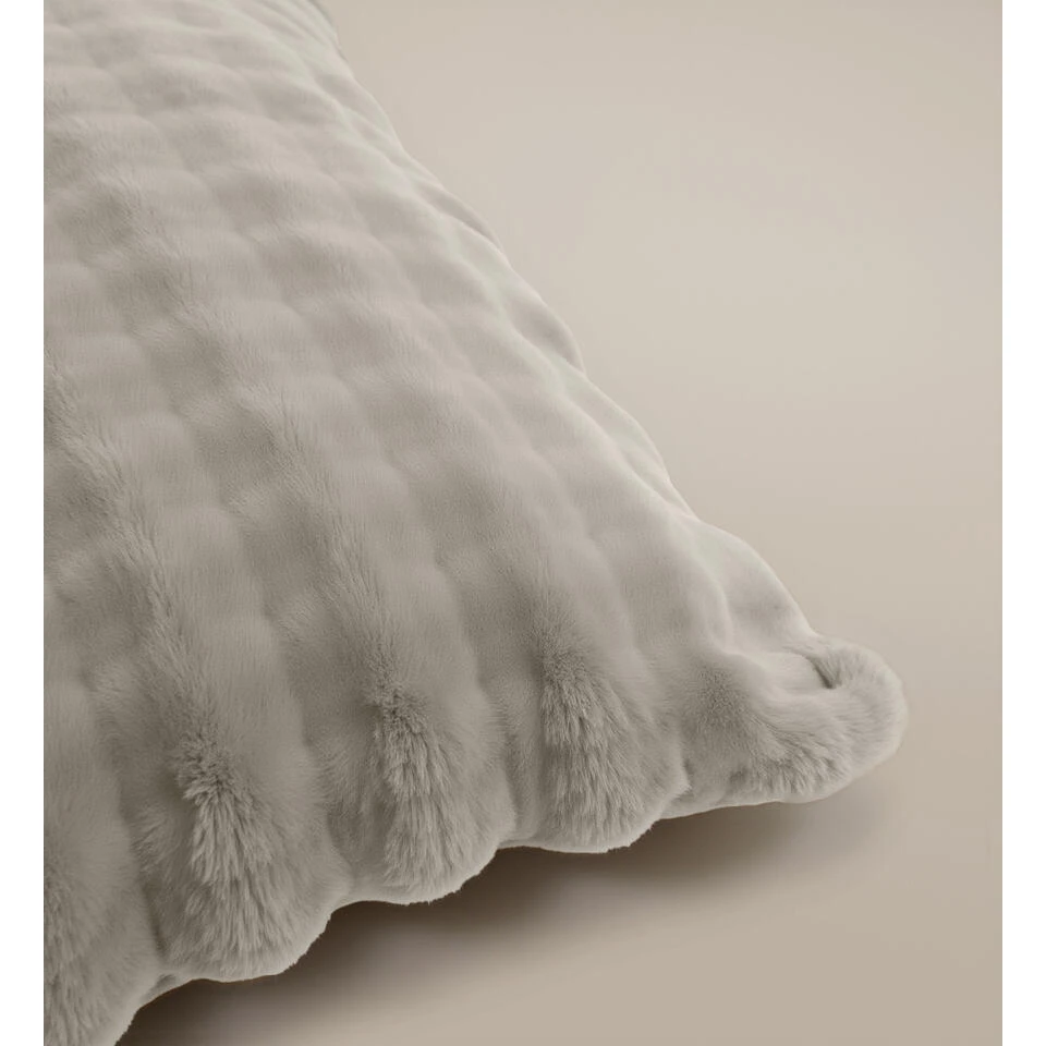 Dekbedovertrek 200x220 – Pompom Design & Warm Flanel Fleece - Beige 6 Dekbedovertrek 200x220 – Pompom Design & Warm Flanel Fleece - Beige - Afbeelding 4