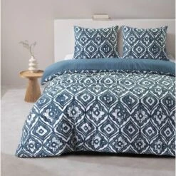 Dekbedovertrek Fez - Blauw - 200x220 Cm -Winkel Voor Premium Beddengoed sf 31106453 9050