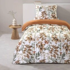 Dekbedovertrek Celina - Wit/terra - 140x220 Cm 7 Dekbedovertrek Celina - Wit/terra - 140x220 Cm -Winkel Voor Premium Beddengoed sf 31106707 9050